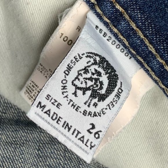 Diesel Only the Brave Women's Blue Denim Jeans - Picture 8 of 12